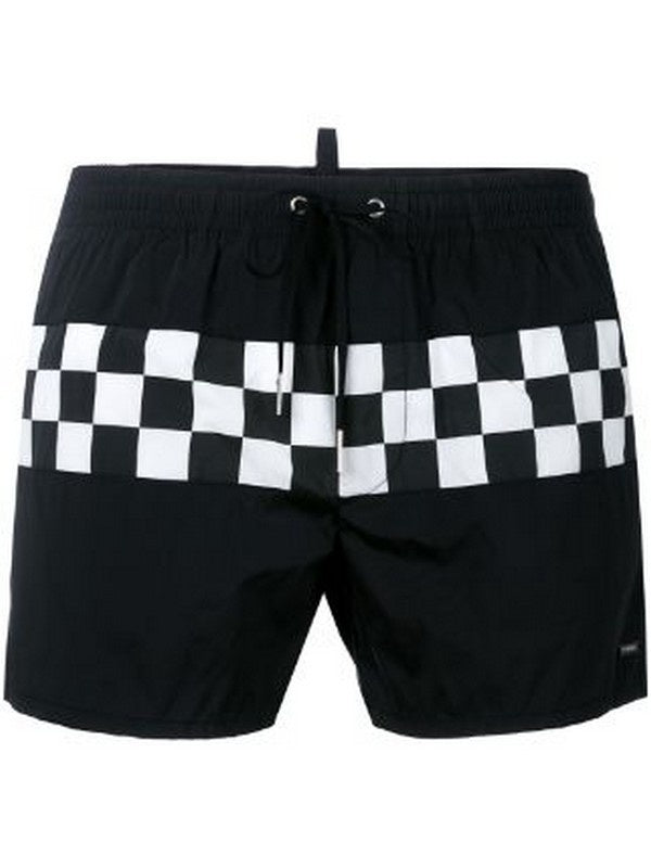 Dsquared2 Costume D7B641650 - SanShopLuxury - -50%, 2018, 44, 46, 48, 54, Abbigliamento, Beachwear, Costume, Dsquared2, Nero, Outlet, Pantaloncino, Primavera/Estate, SS18, Uomo, Verde