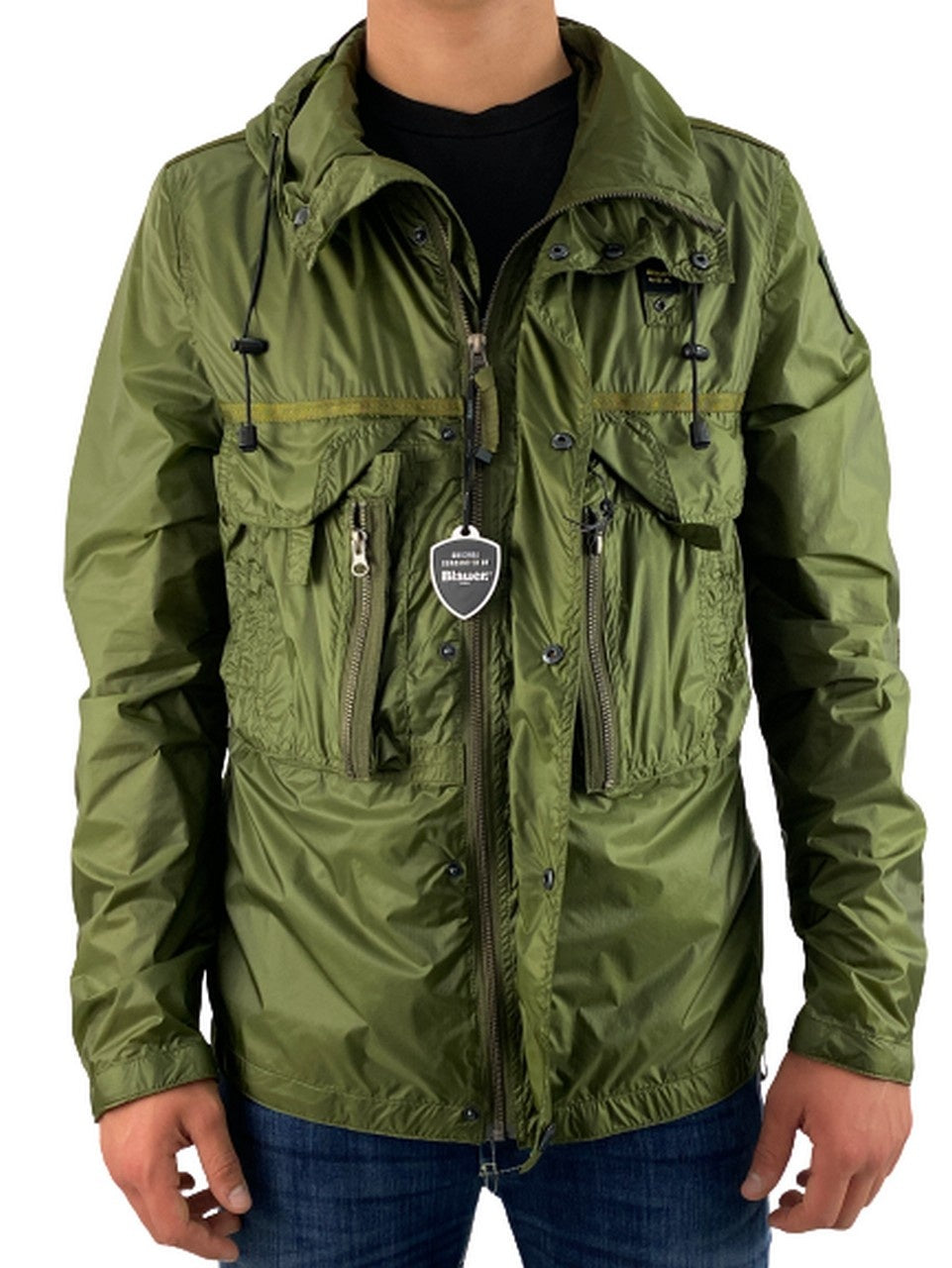 Blauer Giubbino 18SBLUB01052 - SanShopLuxury - -50%, 2018, Abbigliamento, Blauer, Giubbino, L, M, Outlet, Primavera/Estate, SS18, Uomo, Verde, XL