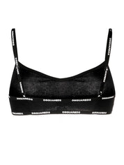 Dsquared2 Reggiseno D8RG44340 - SanShopLuxury - 2023, Autunno/Inverno, Continuativo, Donna, Dsquared2, Idoneo, II, III, Intimo, Nero, Outlet, Primavera/Estate, Reggiseno, SS23, Top, V