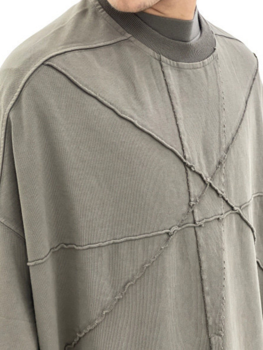 Felpa Rick Owens Drkshdw DU21S2566/RIGEM434 - SanShopLuxury - -50%, 2021, Abbigliamento, Autunno/Inverno, Continuativo, Felpa, Girocollo, Grigio, Outlet, Primavera/Estate, Rick Owens Drkshdw, SS21, Ultimo, Unica, Uomo