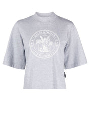 Palm Angels T-Shirt PWAA020S23JER007 - SanShopLuxury - 2023, Abbigliamento, Autunno/Inverno, Continuativo, Crop, Donna, Grigio, L, M, Outlet, Palm Angels, Primavera/Estate, S, SS23, T-Shirt, XS
