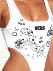 Gcds T-Shirt Body SS21W020160/01 - SanShopLuxury - -50%, 2021, Abbigliamento, Bianco, Donna, Gcds, L, Outlet, Primavera/Estate, SS21, T-Shirt Body, Ultimo