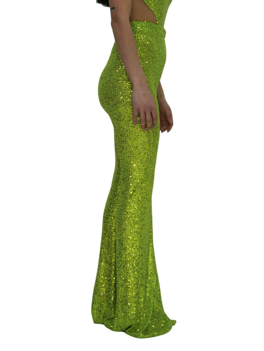 District Margherita Mazzei Pantalone 3DP77 - SanShopLuxury - 2023, 40, 42, 44, Abbigliamento, Beachwear, District Margherita Mazzei, Donna, Idoneo, Lilla, Outlet, Pantalone, Pantalone Zampa, Primavera/Estate, SS23, Verde, Verde Lime, Viola