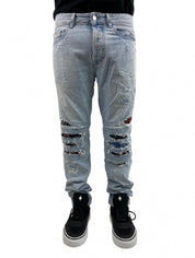 Marcelo Burlon Jeans CMYA004S18701173 - SanShopLuxury - -50%, 2018, 45, Abbigliamento, Blu, Jeans, Marcelo Burlon, Outlet, Primavera/Estate, SS18, Ultimo, Uomo