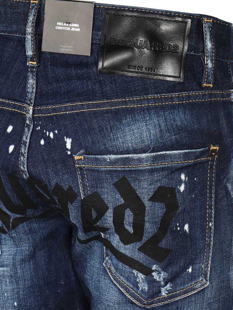 Dsquared2 Jeans S74LB1295 - SanShopLuxury - 2023, 46, 48, 50, 52, Abbigliamento, Autunno/Inverno, Blu, Continuativo, Dsquared2, Idoneo, Jeans, Outlet, Primavera/Estate, SS23, Uomo