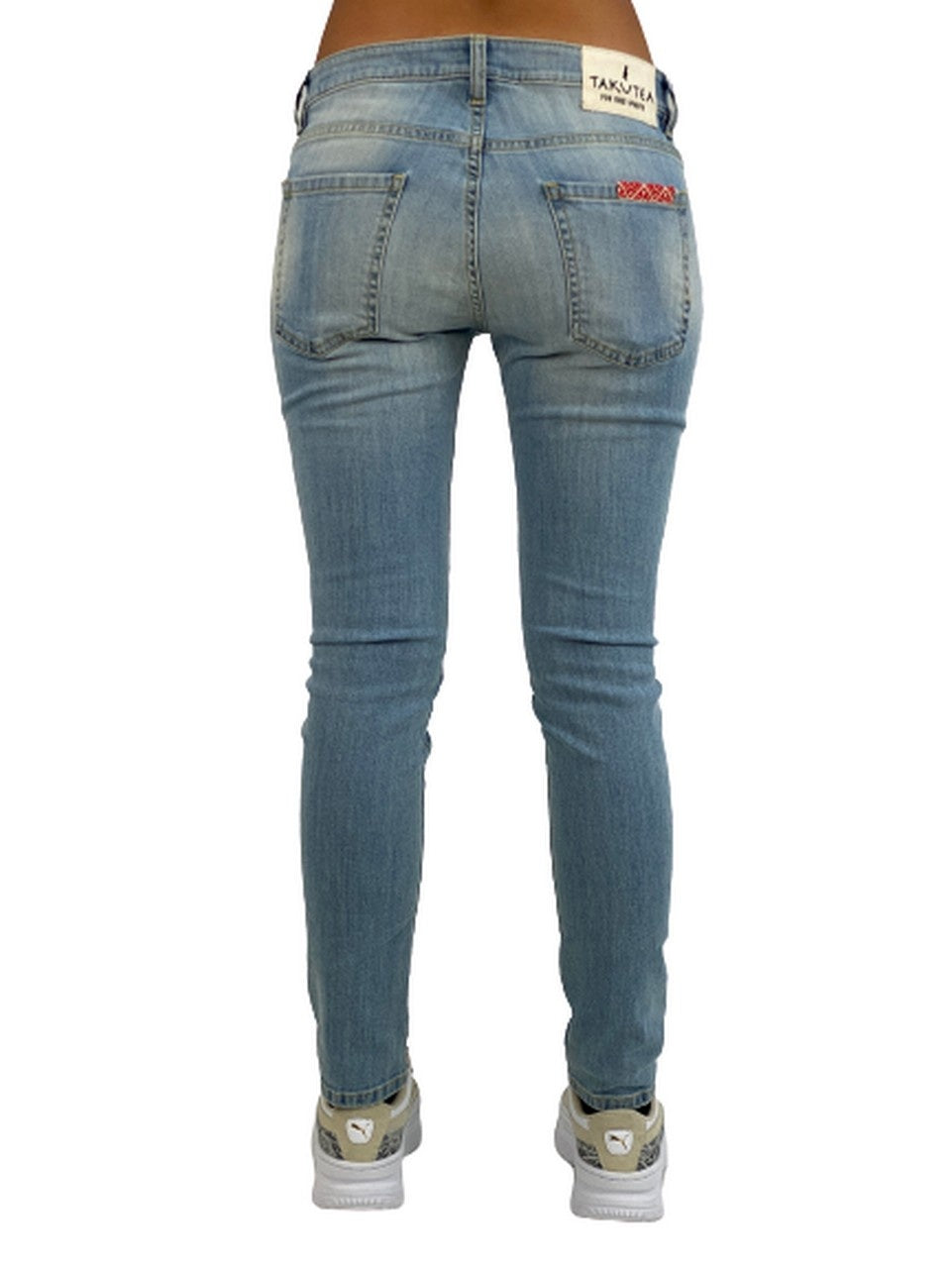 Takutea Jeans WIND TYPHOON - SanShopLuxury - -50%, 2018, 41, 42, 43, 44, Abbigliamento, Blu, Donna, Jeans, Outlet, Primavera/Estate, SS18, Takutea