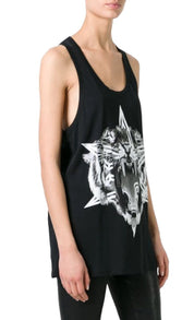 Marcelo Burlon T-Shirt Canotta CWAC008S17047078 1001 - SanShopLuxury - -70%, 2017, Abbigliamento, Donna, Marcelo Burlon, Nero, Outlet, Primavera/Estate, S, SS17, T-Shirt Canotta, XS