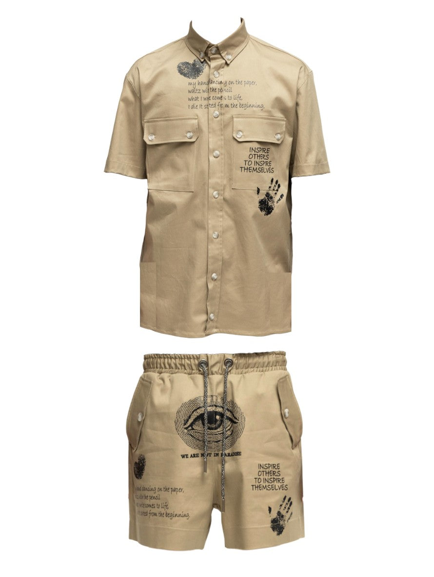 Gavensemble Camicie SHIRT540 - SanShopLuxury - 2023, Abbigliamento, Beige, Camicie, Gavensemble, Idoneo, L, Outlet, Primavera/Estate, SS23, Uomo, XXL