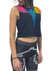 Marcelo Burlon T-Shirt Canotta CWAC015R180110011088 - SanShopLuxury - -50%, 2018, Abbigliamento, Donna, Marcelo Burlon, Nero, Outlet, Primavera/Estate, S, SS18, T-Shirt Canotta, Ultimo