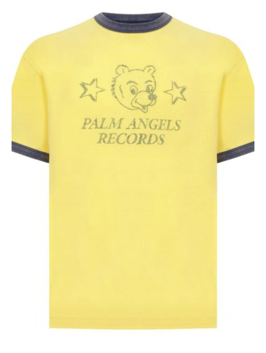 Palm Angels T-Shirt PMAA062R21JER0011846 - SanShopLuxury - -50%, 2021, Abbigliamento, Giallo, L, M, Outlet, Palm Angels, Primavera/Estate, S, SS21, T-Shirt, Uomo, XXL
