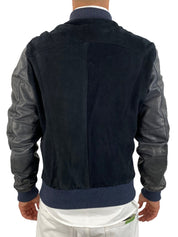 Hash 31 Hash Giubbino NAPPA CAMOSCIO 03 - SanShopLuxury - -70%, 2016, Abbigliamento, Autunno/Inverno, Blu, Continuativo, Giubbino, Hash 31 Hash, M, Outlet, Primavera/Estate, SS16, Ultimo, Uomo