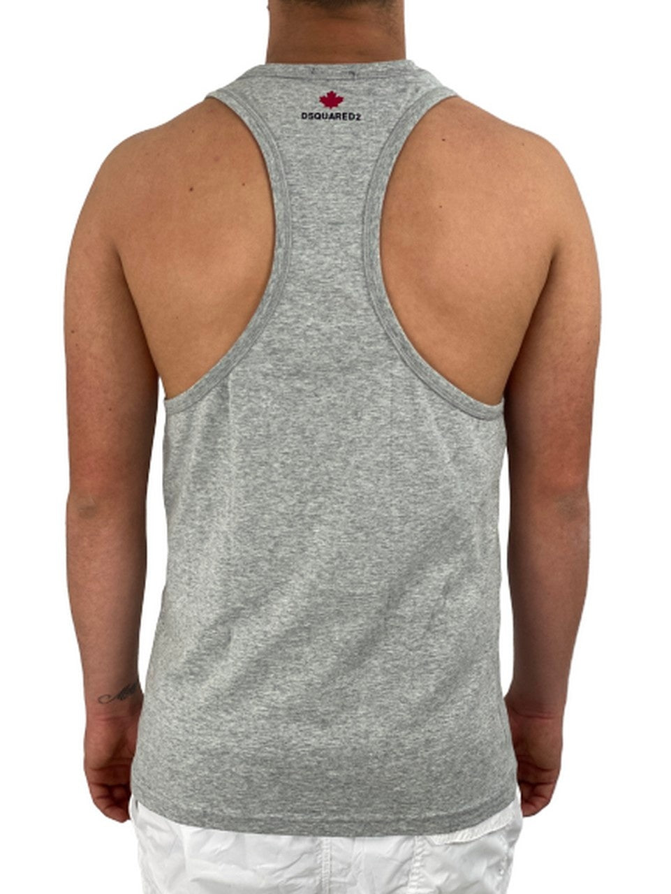 Dsquared2 T-Shirt Canotta D9D471090 220 - SanShopLuxury - -70%, 2017, Abbigliamento, Dsquared2, Grigio, L, Outlet, Primavera/Estate, SS17, T-Shirt Canotta, Ultimo, Uomo, XL, XXL