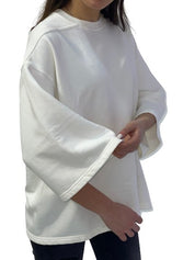 Rick Owens Drkshdw Felpa DS18S3230/FER3 - SanShopLuxury - -50%, 2018, Abbigliamento, Bianco, Donna, Felpa, L, M, Nero, Outlet, Primavera/Estate, Rick Owens Drkshdw, S, SS18