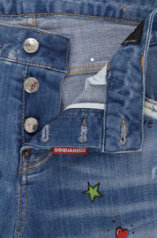 Dsquared2 Jeans S75LA0979 470 - SanShopLuxury - -50%, 2018, 40, Abbigliamento, Blu, Donna, Dsquared2, Jeans, Outlet, Primavera/Estate, SS18