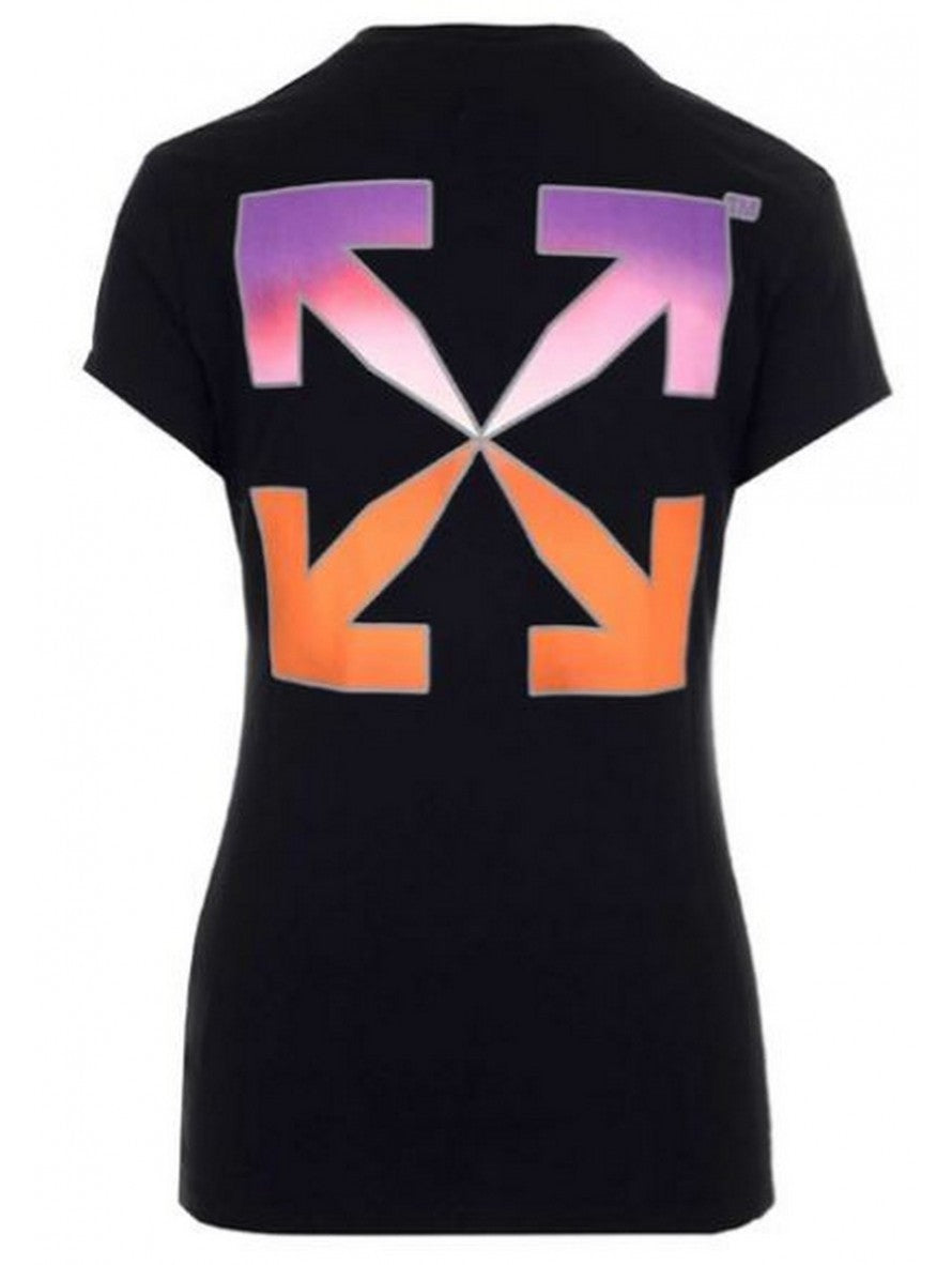 Off-White T-Shirt OWAA040R21JER0011084 - SanShopLuxury - -50%, 2021, Abbigliamento, Donna, L, Nero, Off-White, Outlet, OWAA040R21JER0011084, Primavera/Estate, SS21, T-Shirt, XL