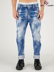 Dsquared2 Jeans S79LA0044 S30342 470 - SanShopLuxury - 2022, 46, 48, 50, 54, Abbigliamento, Autunno/Inverno, Blu, Continuativo, Dsquared2, Idoneo, Jeans, Outlet, Primavera/Estate, SS22, Ultimo, Uomo