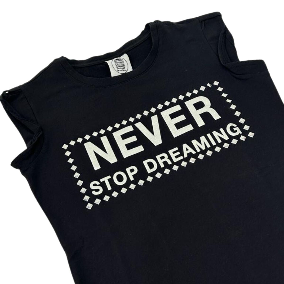 Le Voliere T-Shirt WS16T52JB - SanShopLuxury - -70%, 2016, Abbigliamento, Donna, Le Voliere, Nero, Outlet, Primavera/Estate, SS16, T-Shirt, Ultimo, XS