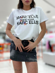 Marc Ellis T-Shirt TDS17 - SanShopLuxury - 2023, Abbigliamento, Bianco, Donna, L, M, Marc Ellis, Nero, Outlet, Primavera/Estate, Rosa, S, SS23, T-Shirt, XL, XS