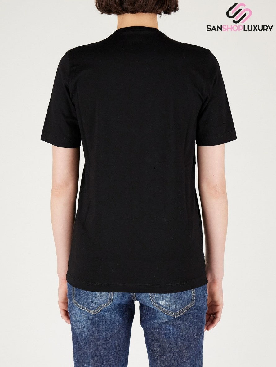 Dsquared2 T-Shirt S80GC0037 S23009 900 - SanShopLuxury - 2022, Abbigliamento, Autunno/Inverno, Continuativo, Donna, Dsquared2, Idoneo, L, M, Nero, Outlet, Primavera/Estate, S, SS22, T-Shirt, XL