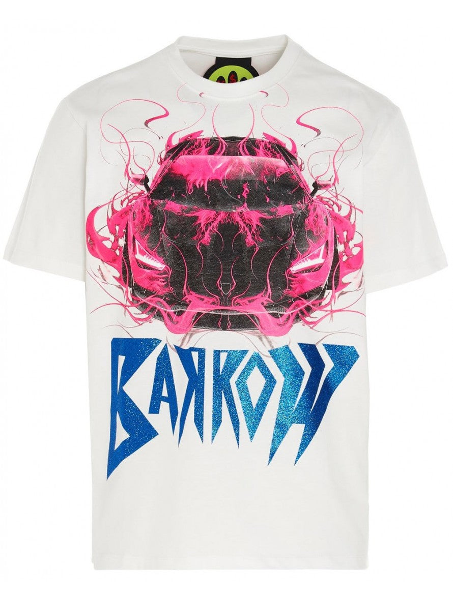 Barrow T-Shirt 028392 - SanShopLuxury - -50%, 2021, Abbigliamento, Barrow, Bianco, Donna, L, Outlet, Primavera/Estate, Rosa, SS21, T-Shirt, UNISEX, Uomo, XL